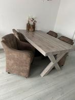 Nette mooie eethoek en salon tafel, Huis en Inrichting, Tafels | Eettafels, 100 tot 150 cm, Zo goed als nieuw, Rechthoekig, 50 tot 100 cm