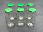 6 stuks glazen flessen 500ml voor glazuur, Ophalen of Verzenden