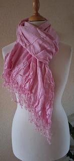Roze Pashmina, Pashmina, Ophalen of Verzenden, Zo goed als nieuw, Pashmina