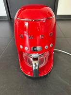 Smeg koffiezetapparaat rood, 10 kopjes of meer, Ophalen of Verzenden, Zo goed als nieuw, Koffiemachine