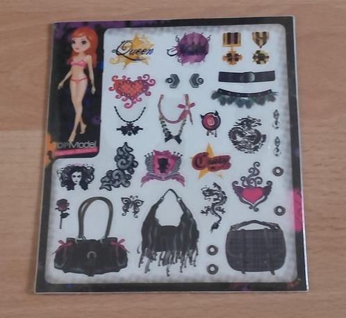 TOPModel Fashion-Stickervel, Hobby en Vrije tijd, Stickers en Plaatjes, Nieuw, Ophalen