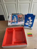 Spel onderuit vintage vierkante doos, Een of twee spelers, Ophalen of Verzenden, Gebruikt