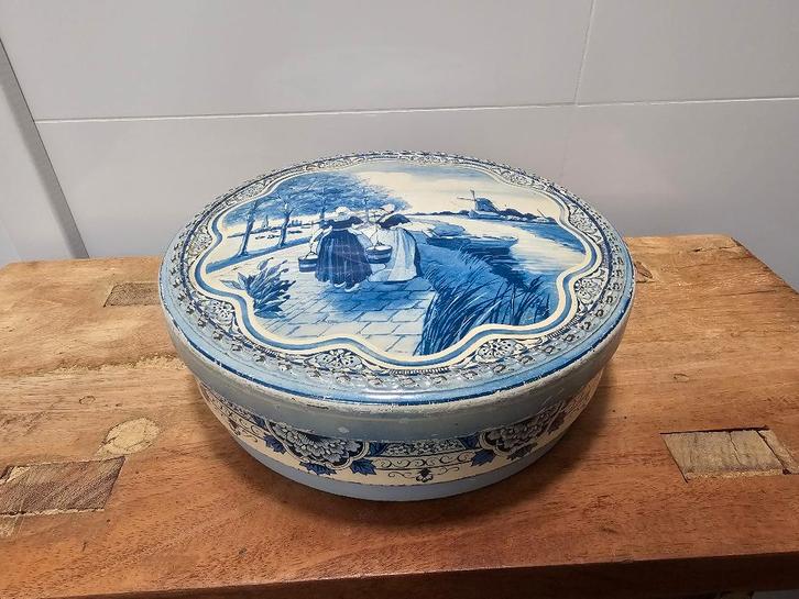 LEUKE OUDE BROCANTE KOEKTROMMEL, Huis en Inrichting, Keuken | Keukenbenodigdheden, Gebruikt, Ophalen of Verzenden