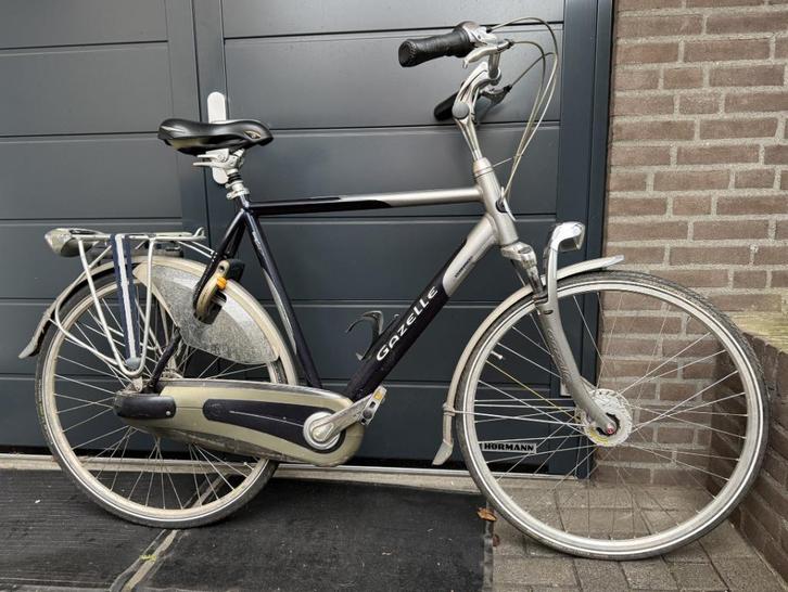 Gazelle Stadsfiets Orange Exclusive - Gold Line, Fietsen en Brommers, Fietsen | Heren | Herenfietsen, Zo goed als nieuw, Gazelle