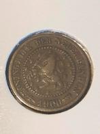 Zeldzame 1900 ½ Cent Wilhelmina, Ophalen of Verzenden, Koningin Wilhelmina, 1 cent, Losse munt
