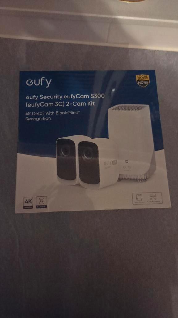 2x Eufy 4K S300 Camera + Homebase 3 - Nieuw in doos, Audio, Tv en Foto, Videobewaking, Nieuw, Buitencamera, Ophalen of Verzenden