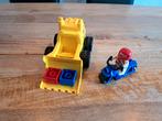 Duplo shovel en motorrijder., Kinderen en Baby's, Speelgoed | Duplo en Lego, Ophalen of Verzenden, Gebruikt, Losse stenen, Duplo