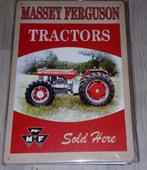 Metalen Wandbord Massey Ferguson Tractors Nieuw, Ophalen of Verzenden, Nieuw
