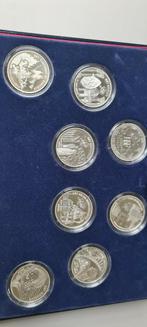 Monnaie de Paris, 8 zilveren munten .900 in cassette  proof, Postzegels en Munten, Munten | Europa | Euromunten, Ophalen of Verzenden