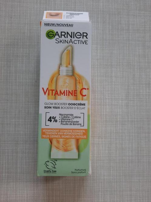 Garnier skinactive oogcreme Vitamine C 15 ml *NIEUW*, Sieraden, Tassen en Uiterlijk, Uiterlijk | Gezichtsverzorging, Nieuw, Verzorging
