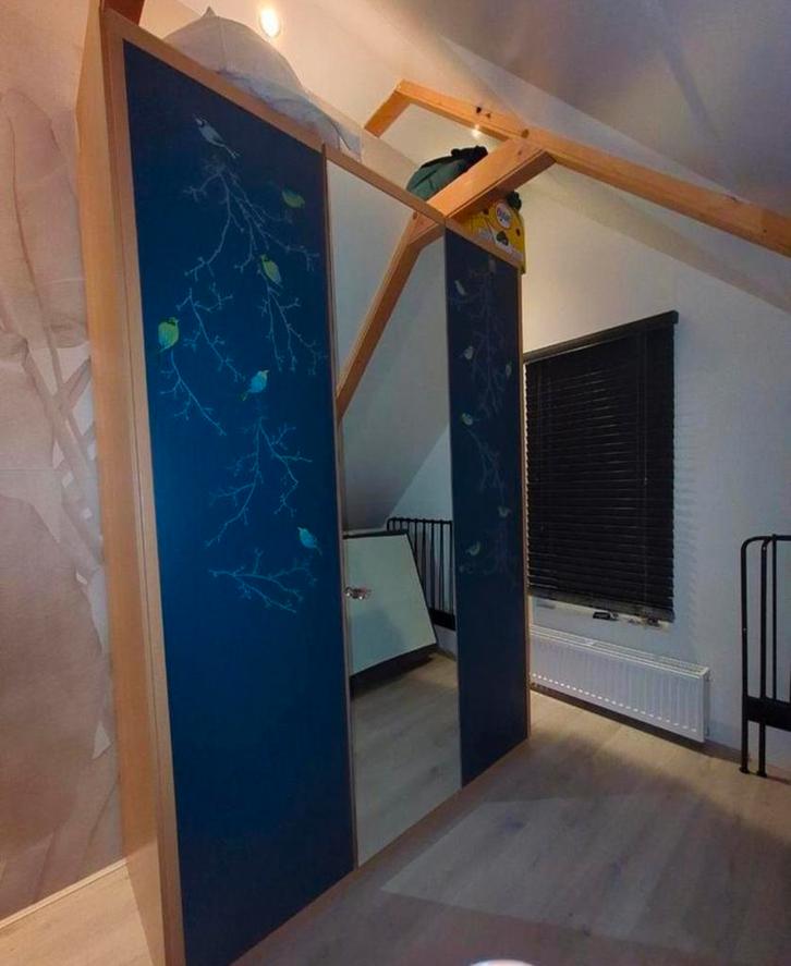 prima Hang- legkast met spiegeldeur, Huis en Inrichting, Kasten | Kledingkasten, Gebruikt, 200 cm of meer, 50 tot 75 cm, Ophalen