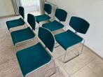 Vintage Houtoku Artifort stoelen (6 stuks), Ophalen, Gebruikt, Metaal, Vijf, Zes of meer stoelen