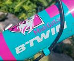 B twin 20 inch turquoise roze, Ophalen, 20 inch of meer, Zo goed als nieuw, BTWIN