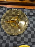 Art Deco Amberkleurige Schaal - Inwald 1936, Ophalen of Verzenden