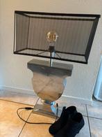 Koopje! Zware metalen lamp 80 cm hoog., Ophalen, Zo goed als nieuw, 75 cm of meer