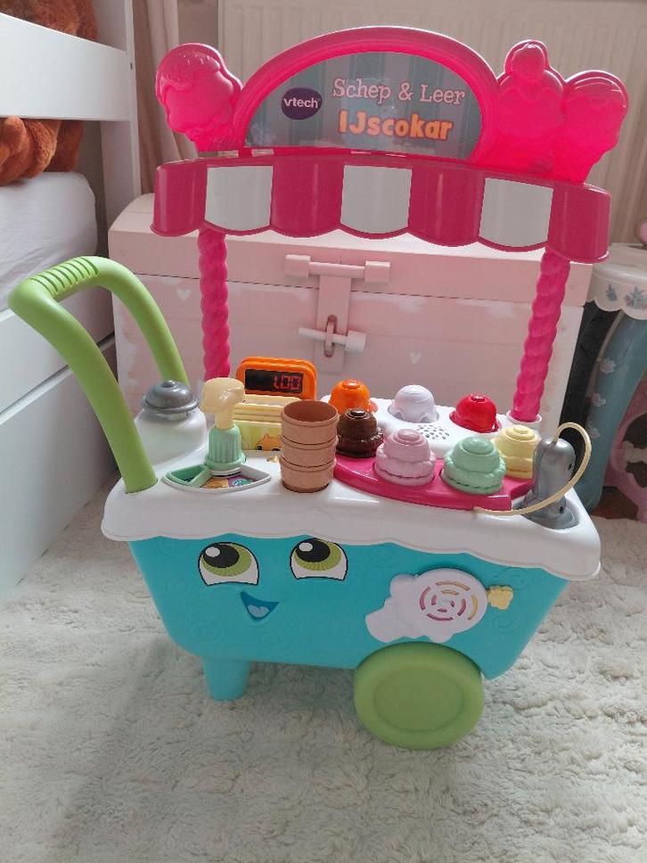 Vtech ijscokar, Kinderen en Baby's, Speelgoed | Vtech, Zo goed als nieuw, 2 tot 4 jaar, Ophalen