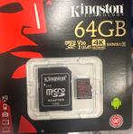 64GB micro sd card, Ophalen of Verzenden, Nieuw, Kingston