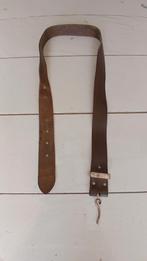 Vintage Lederen Riem. Gesp is stuk!, Ophalen of Verzenden