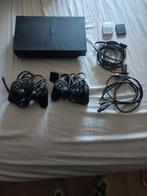 PS2 (omgebouwd) + 2 controllers + 2 memory cards, Zo goed als nieuw, Ophalen