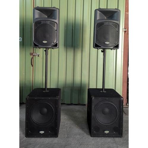 ✅ Actief pa systeem Samson pro  DB500/1800A, Audio, Tv en Foto, Luidsprekers, Gebruikt, Overige typen, 120 watt of meer, Overige merken