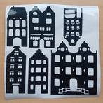 Herbruikbare Raamstickers Winterhuisjes, Ophalen of Verzenden, Nieuw