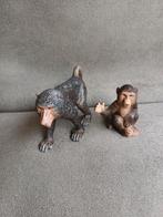 Schleich baviaan met jong, Verzamelen, Dierenverzamelingen, Ophalen of Verzenden, Zo goed als nieuw, Beeldje of Figuurtje