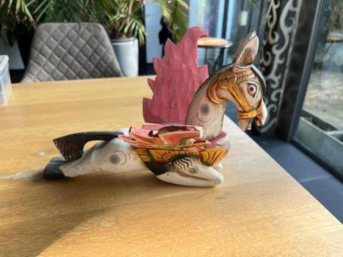 Houten paard uit Bali, Antiek en Kunst, Kunst | Beelden en Houtsnijwerken, Ophalen