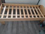 Houten Ledikant - Eenpersoons, Gebruikt, 90 cm, Eenpersoons, Beige