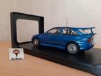 Ford Escort RS Cosworth blauw-metallic van Whitebox 1:24, Hobby en Vrije tijd, Modelauto's | 1:24, Overige merken, Auto, Nieuw