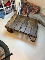 Palletwagen Salontafel - Industrieel Design, Ophalen, Gebruikt, 50 tot 100 cm, Minder dan 50 cm