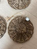 Rivièra Maison Kerst Rattan Hoedjes - 6 stuks, Ophalen of Verzenden, Zo goed als nieuw, Glas of Kopje