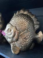 Uniek beeld grote zoenvis vis goud 36cm of 44cm goudvis VdlM, Ophalen of Verzenden, Nieuw, Overige typen