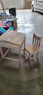 Houten schoolbank voor kinderen, Ophalen, Gebruikt, Tafel(s) en Stoel(en)