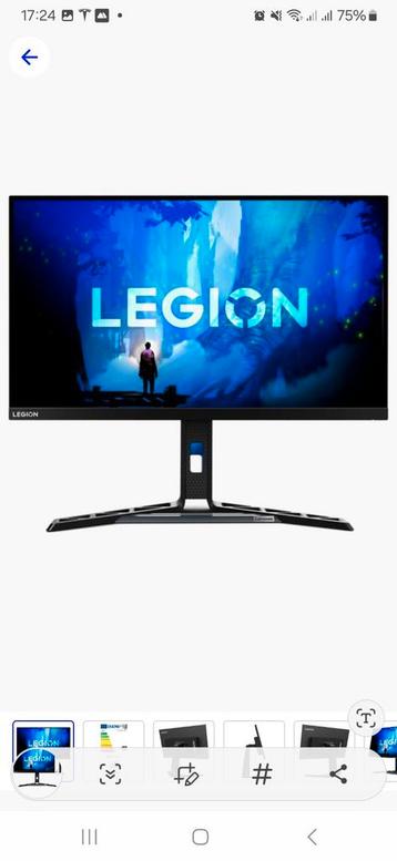 Lenovo legion 27 inch monitor y27qf-30 2k beschikbaar voor biedingen