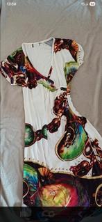 Vrolijke jurk met fake overslag, maat XL, Maat 46/48 (XL) of groter, Pescara, Ophalen of Verzenden, Zo goed als nieuw