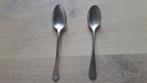 theelepeltjes, 2 stuks, uit de oude doos., Ophalen of Verzenden, Gebruikt, Rvs of Chroom, Los bestek