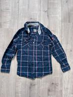 Kiddo KDBS overhemd donkerblauw maat 134/140, Gebruikt, Kiddo, Overhemd of Blouse, Ophalen of Verzenden