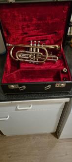 Capri by getzen cornet uit ontruimig, Muziek en Instrumenten, Blaasinstrumenten | Trompetten, Ophalen of Verzenden, Gebruikt, Overige typen