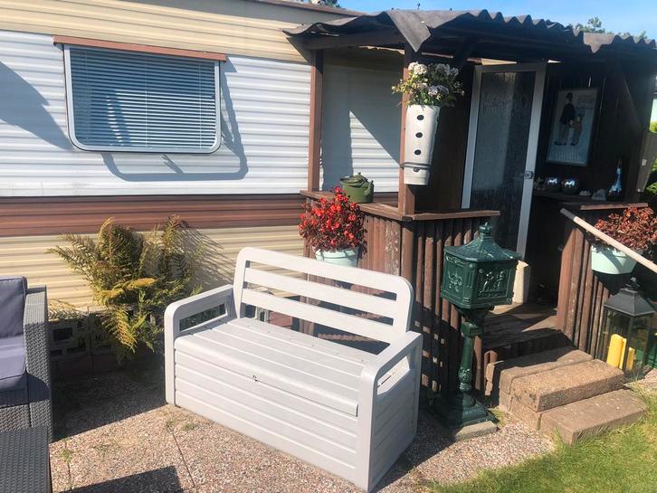 Stacaravan met inboedel zonder staanplaats, Caravans en Kamperen, Stacaravans, Ophalen of Verzenden