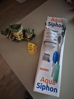 Superfish aqua siphon en aankleding aquarium, Dieren en Toebehoren, Ophalen, Zo goed als nieuw, Leeg aquarium