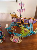 Lego Friends Heartlake City Pier met Kermis 41375 en 41383, Ophalen of Verzenden, Zo goed als nieuw, Complete set, Lego
