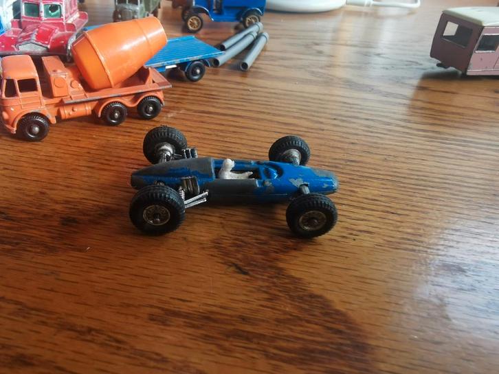 Vintage Penny Raceauto - Blauw, Kinderen en Baby's, Speelgoed | Racebanen, Gebruikt, Racebaan, Handmatig, Overige merken, Ophalen of Verzenden