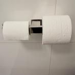 Zack Linea, dubbele toiletrolhouder, Glans RVS, Minder dan 50 cm, Overige typen, Ophalen of Verzenden, Zo goed als nieuw