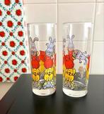 Frisdrank glas met ‘gestapelde’ diertjes, Verzamelen, Glas en Borrelglaasjes, Ophalen of Verzenden, Nieuw, Frisdrankglas