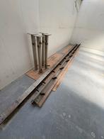 Entresol Stelling & Balken/Platen, Doe-het-zelf en Verbouw, Metalen, Ophalen, Gebruikt, IJzer