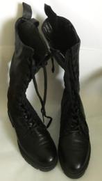 Zwarte kuitlaarzen, maat 38, Hoge laarzen, Zwart, Verhulst, Ophalen of Verzenden