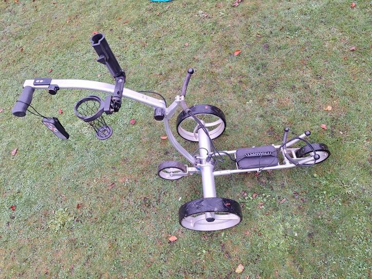 Elektrische Golfkar met Afstandsbediening, Sport en Fitness, Golf, Gebruikt, Golfkar, Overige merken, Ophalen