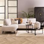 Hoekziteiland Florence (Teddy light gray), Ophalen, Zo goed als nieuw, Vierpersoons of meer, Hoekbank