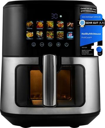 ProfiCook PC-FR 1286H XXL Airfryer 6,5L 1700W Zwart/RVS beschikbaar voor biedingen