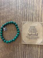 Groene armband geluk (kado), Sieraden, Tassen en Uiterlijk, Armbanden, Overige materialen, Nieuw, Ophalen of Verzenden, Met bedels of kralen